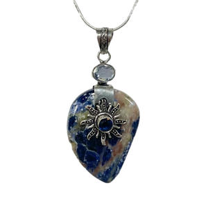 Sodalite 925 Gemstone Pendant
